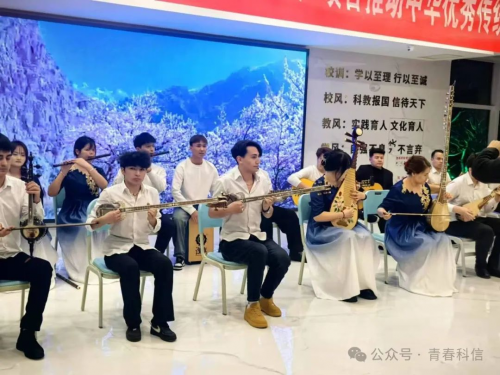 乌鲁木齐职业大学来我院举行中华优异古板文化进校园活动