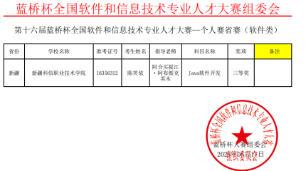 我院师生在第十六届蓝桥杯天下软件和信息手艺专业人才大赛省赛中喜获佳绩！